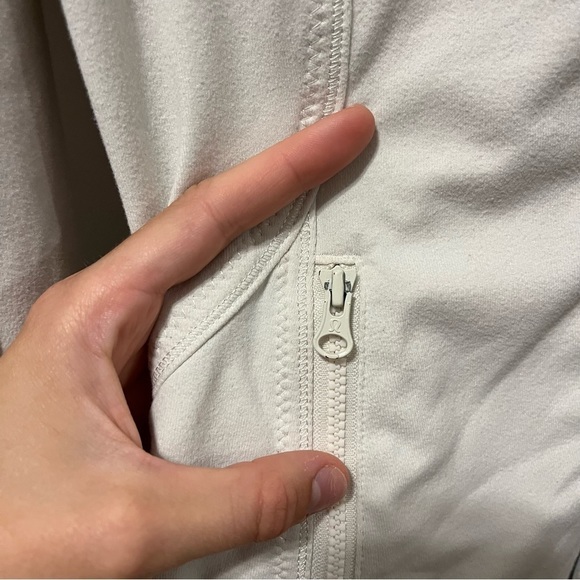 Lululemon White Zip Up Jacket - Picture 10 of 14